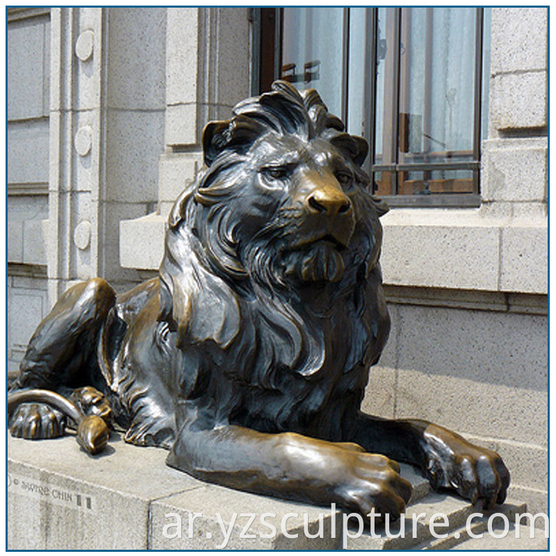 Bronze Lion Statues